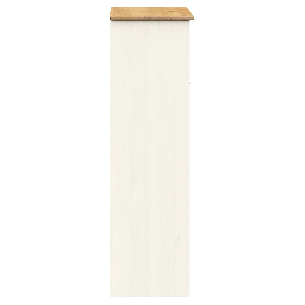 Dresser Top VIGO White 78x30x100 cm Solid Wood Pine