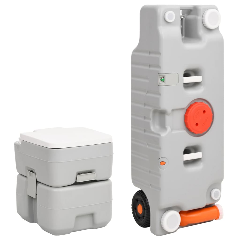 Portable Camping Toilet and Water Tank Set