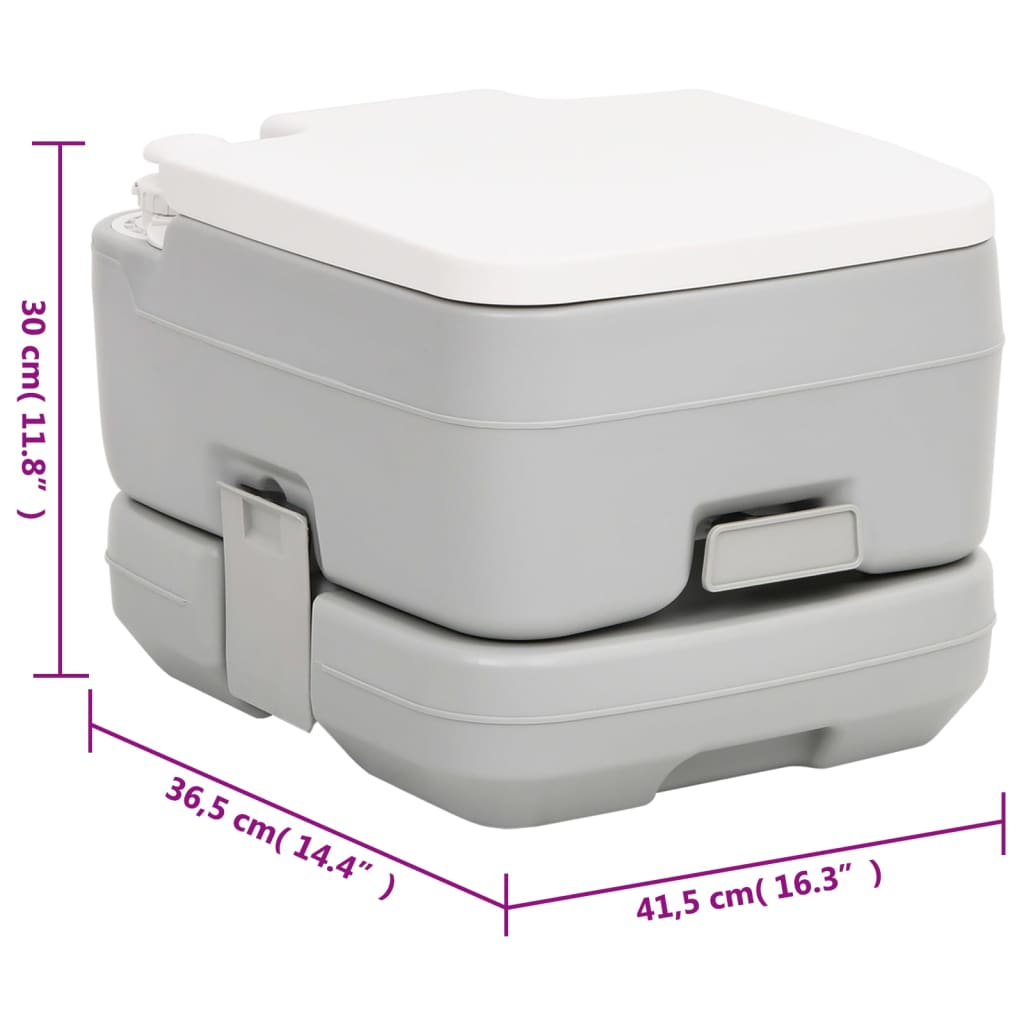 Portable Camping Toilet and Water Tank Set