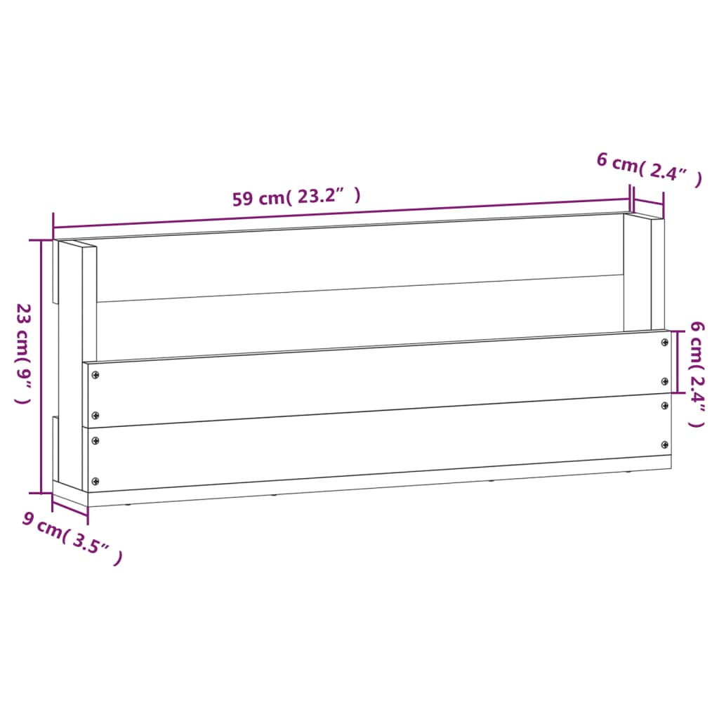 Wall-mounted Shoe Racks 2 pcs White 59x9x23 cm Solid Wood Pine