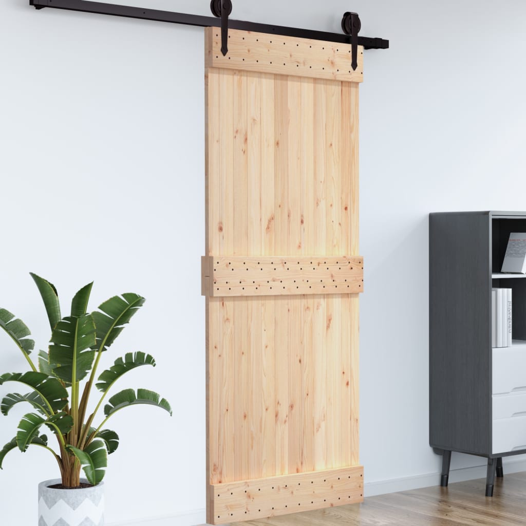 Door NARVIK 100x210 cm Solid Wood Pine