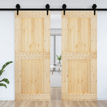 Door NARVIK 90x210 cm Solid Wood Pine