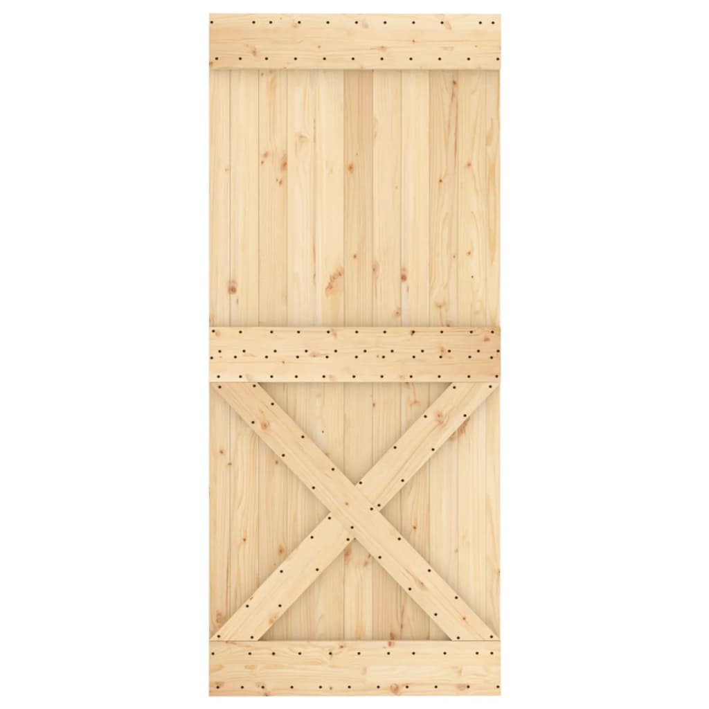 Door NARVIK 90x210 cm Solid Wood Pine