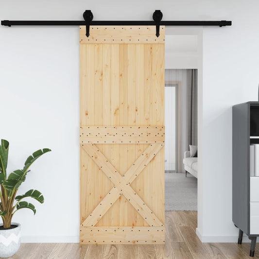 Door NARVIK 90x210 cm Solid Wood Pine