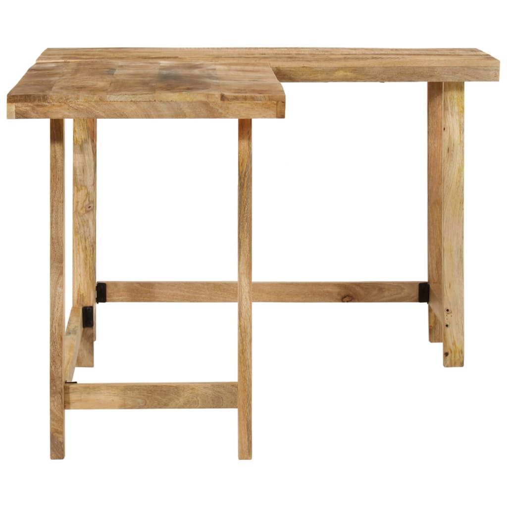 Desk 165x110x75 cm Solid Wood Mango