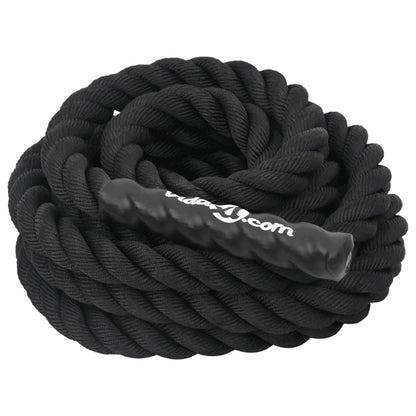 Battle Rope Black 9 m 6.8 kg Polyester