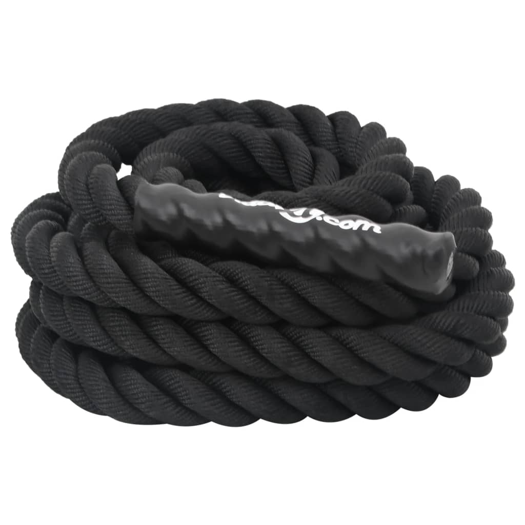 Battle Rope Black 9 m 6.8 kg Polyester