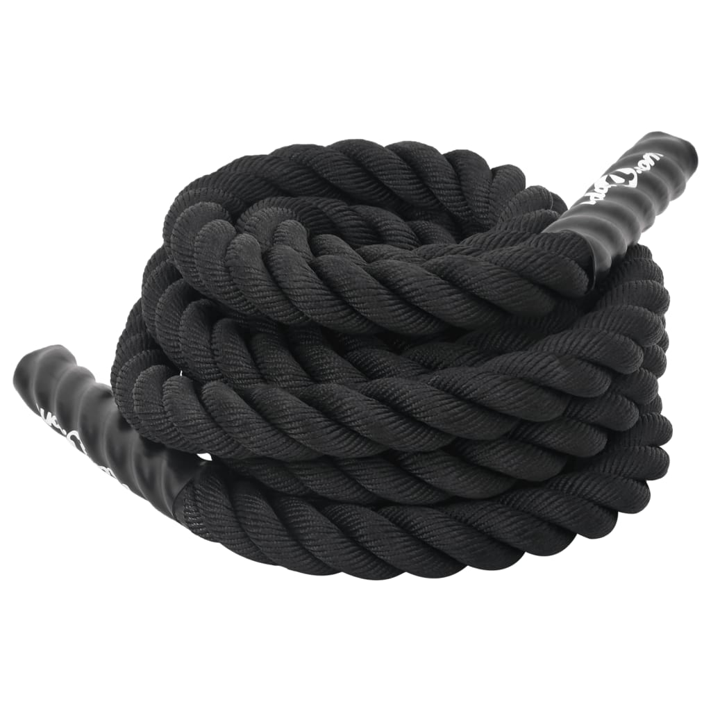 Battle Rope Black 9 m 6.8 kg Polyester