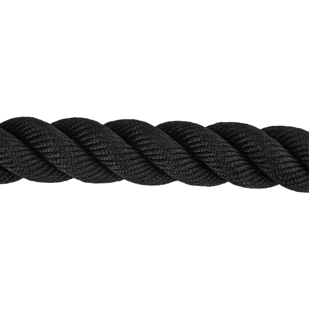 Battle Rope Black 9 m 6.8 kg Polyester