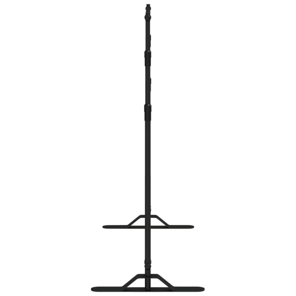 Backdrop Stands 2 pcs Black 254x243 cm Steel