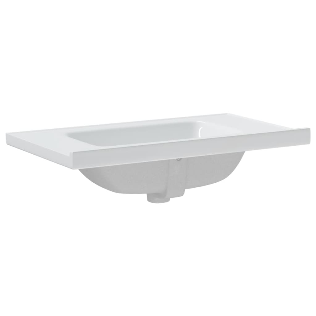 Bathroom Sink White 81x48x19.5 cm Rectangular Ceramic