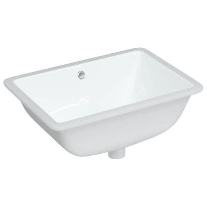 Bathroom Sink White 55.5x37.5x19 cm Rectangular Ceramic