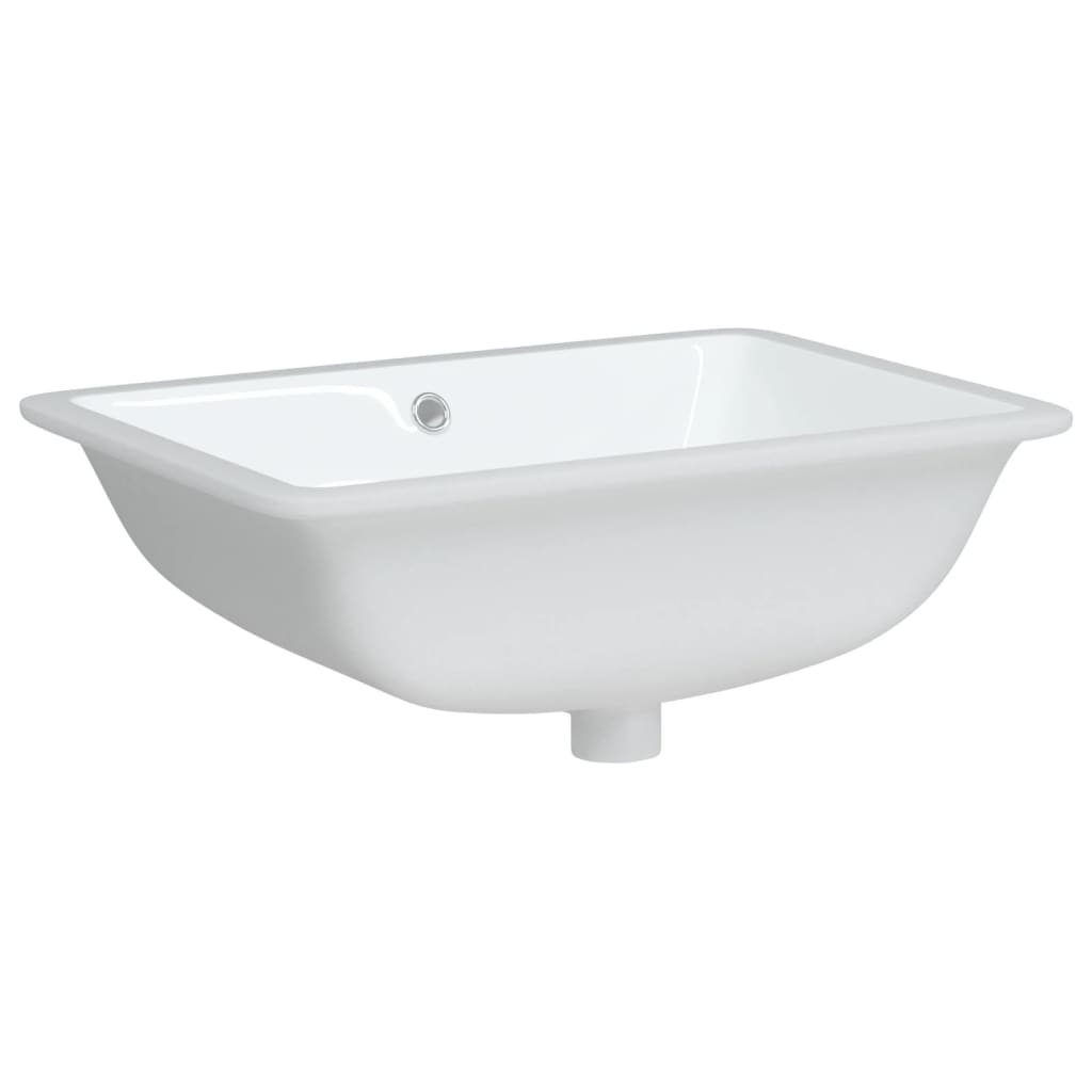 Bathroom Sink White 55.5x37.5x19 cm Rectangular Ceramic