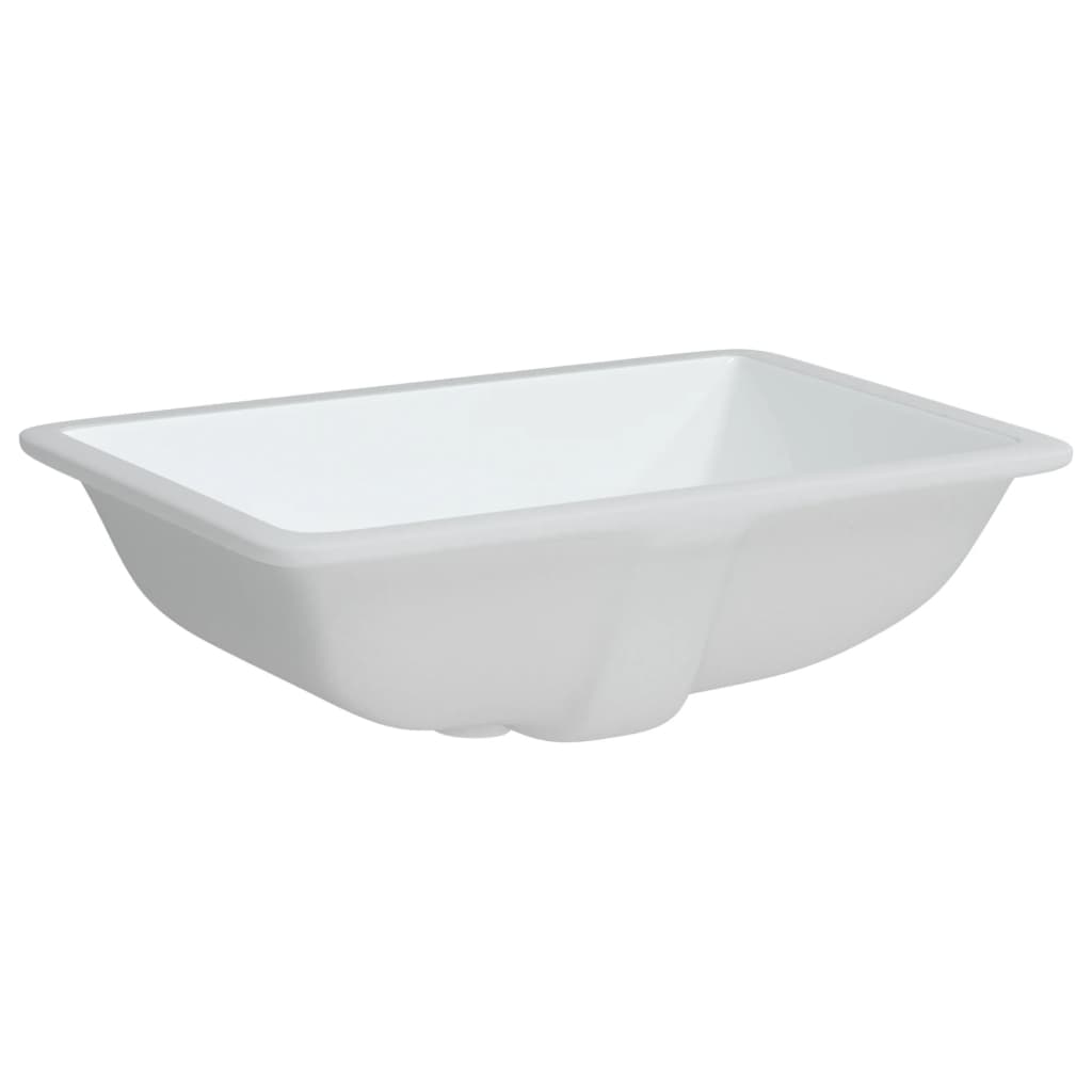 Bathroom Sink White 55.5x37.5x19 cm Rectangular Ceramic