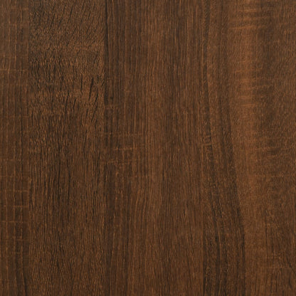 Sideboard Brown Oak 69.5x34x90 cm Engineered Wood