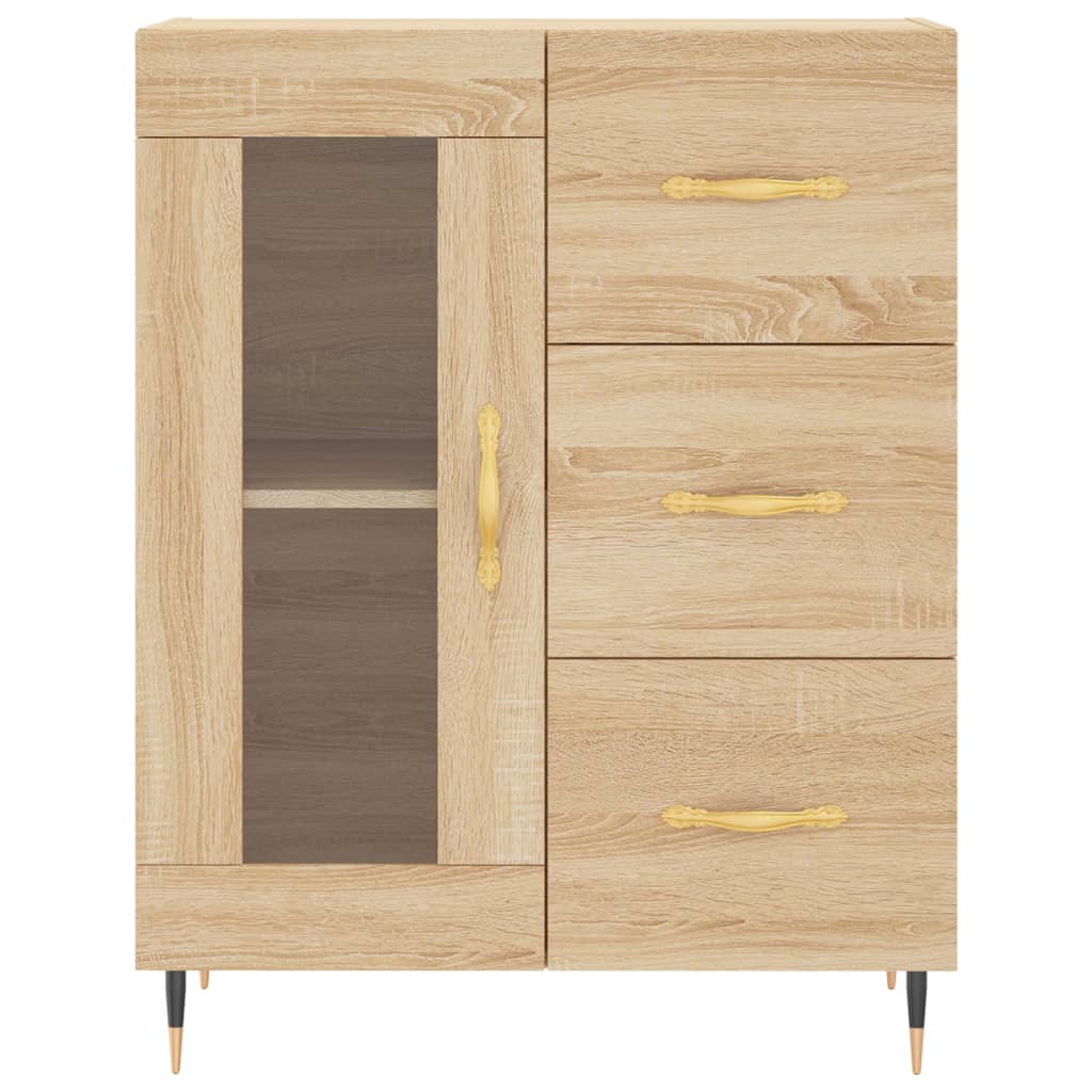 Sideboard Sonoma Oak 69.5x34x90 cm Engineered Wood