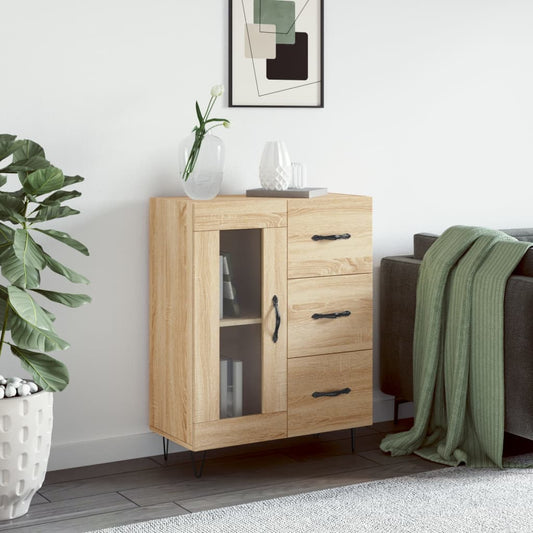 Sideboard Sonoma Oak 69.5x34x90 cm Engineered Wood