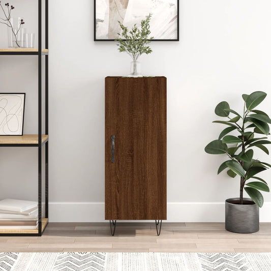 Sideboard Brown Oak 34.5x34x90 cm Engineered Wood