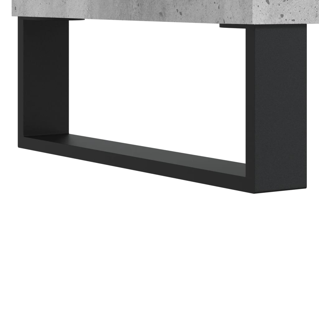 TV Cabinet Concrete Grey 100x34.5x44.5 cm Engineered Wood