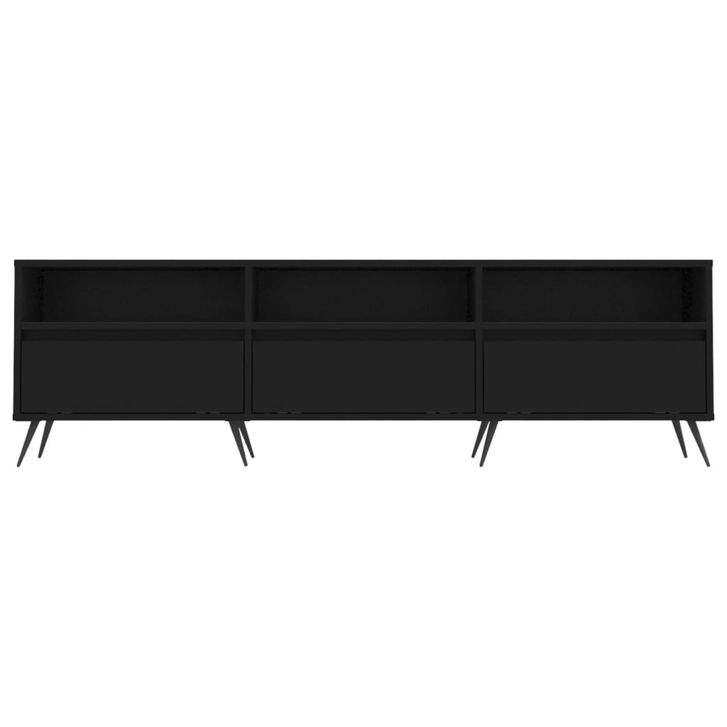 TV Cabinet Black 150x30x44.5 cm Engineered Wood