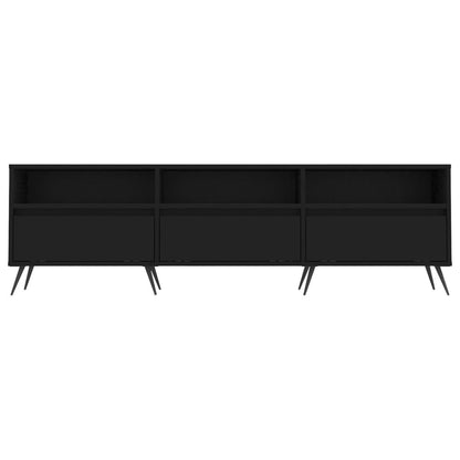 TV Cabinet Black 150x30x44.5 cm Engineered Wood