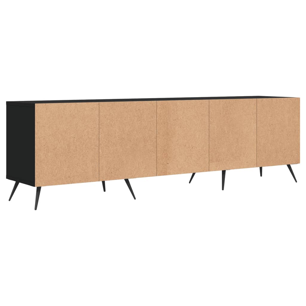 TV Cabinet Black 150x30x44.5 cm Engineered Wood