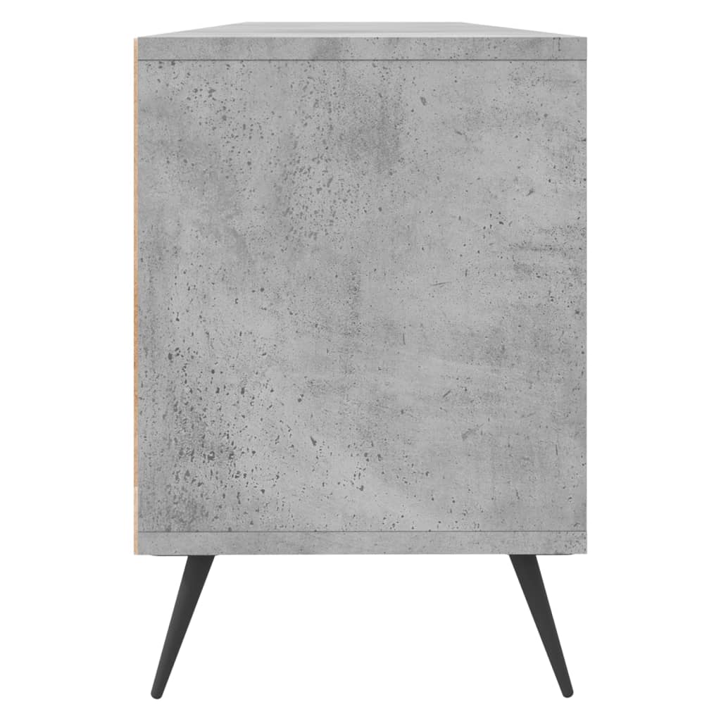 TV Cabinet Concrete Grey 150x30x44.5 cm Engineered Wood