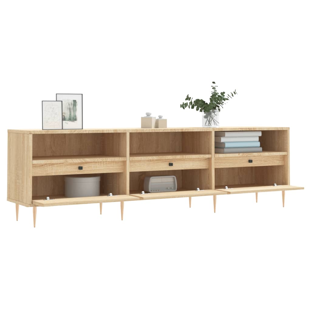 TV Cabinet Sonoma Oak 150x30x44.5 cm Engineered Wood