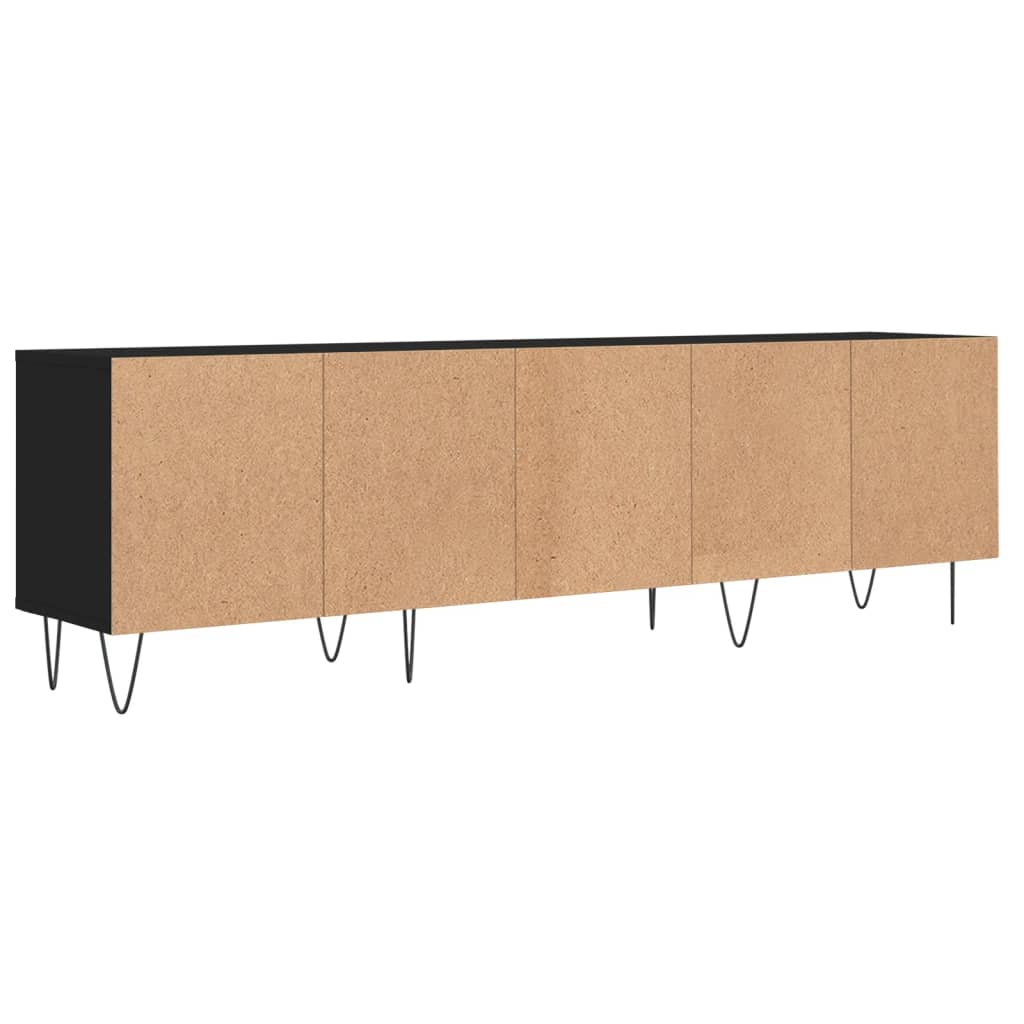 TV Cabinet Black 150x30x44.5 cm Engineered Wood