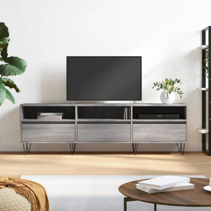 TV Cabinet Grey Sonoma 150x30x44.5 cm Engineered Wood