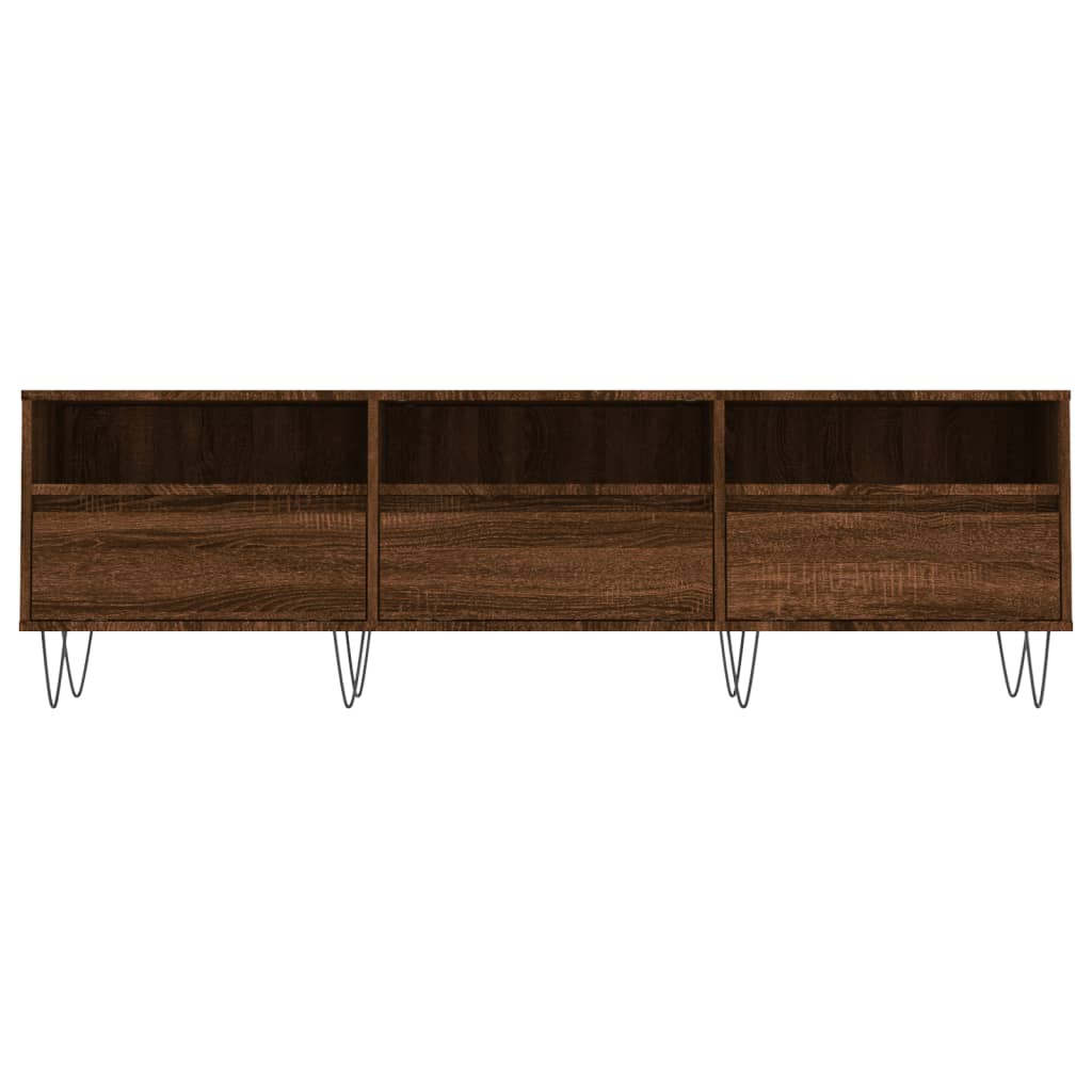 TV Cabinet Brown Oak 150x30x44.5 cm Engineered Wood