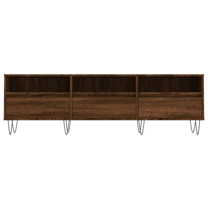 TV Cabinet Brown Oak 150x30x44.5 cm Engineered Wood