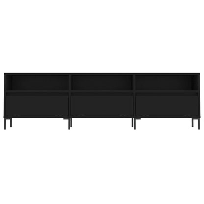 TV Cabinet Black 150x30x44.5 cm Engineered Wood