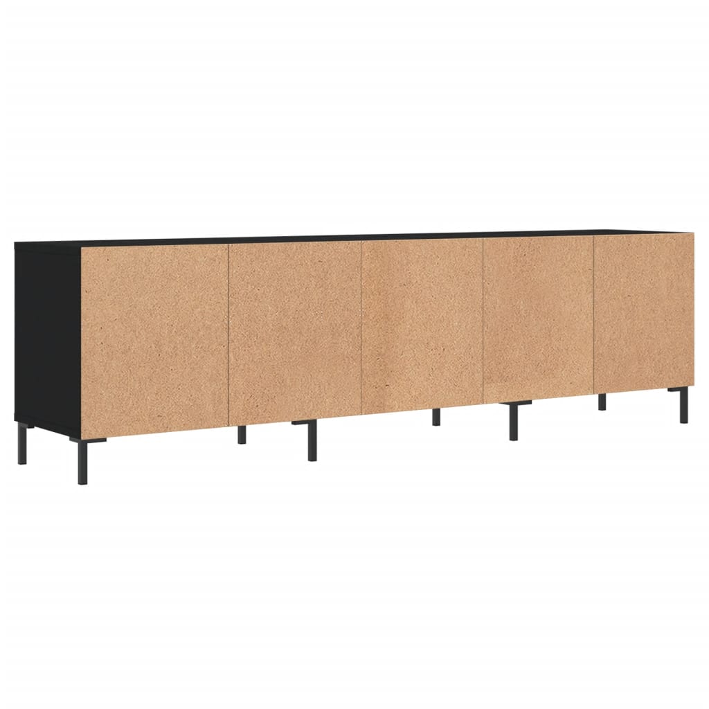 TV Cabinet Black 150x30x44.5 cm Engineered Wood