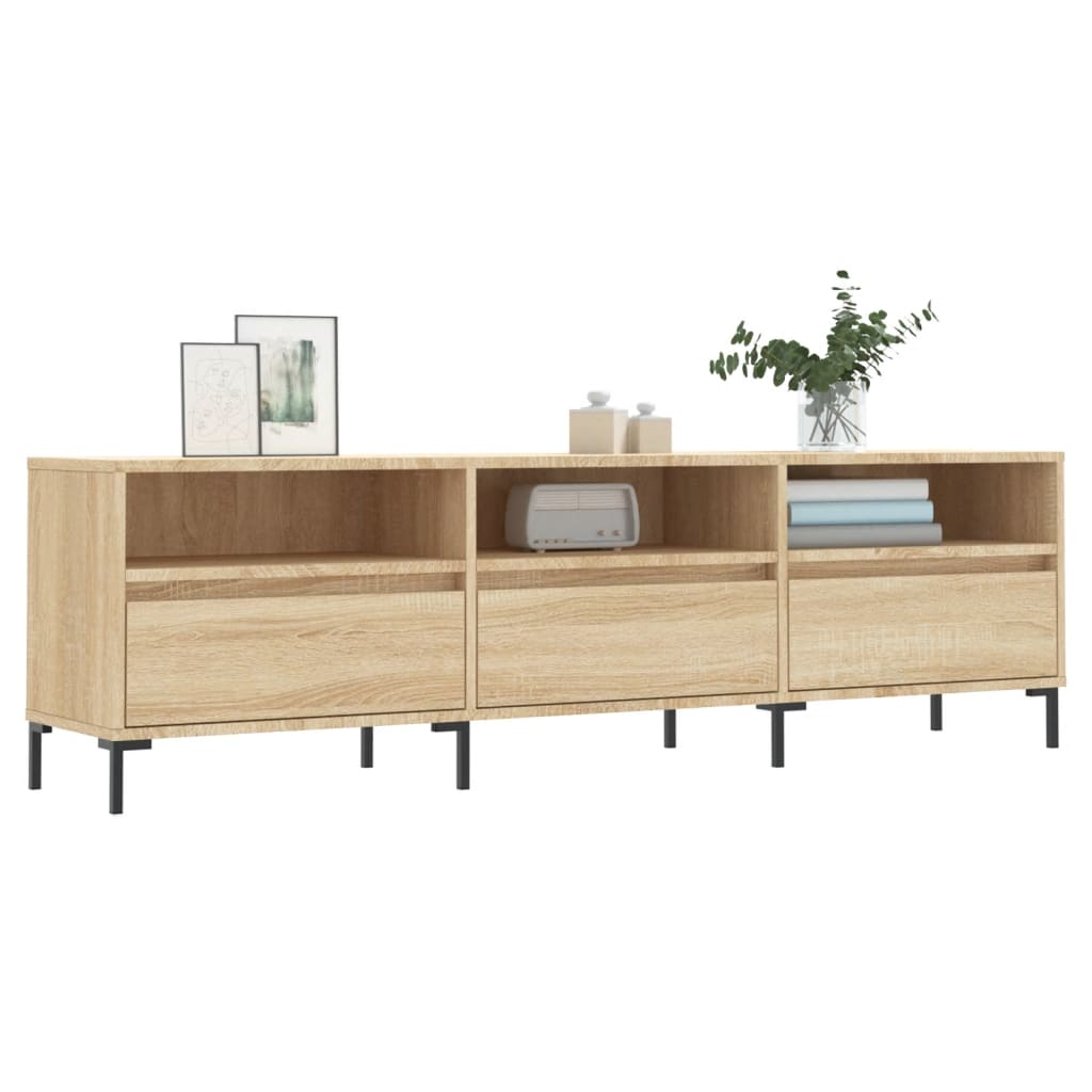 TV Cabinet Sonoma Oak 150x30x44.5 cm Engineered Wood