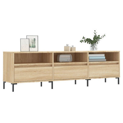 TV Cabinet Sonoma Oak 150x30x44.5 cm Engineered Wood