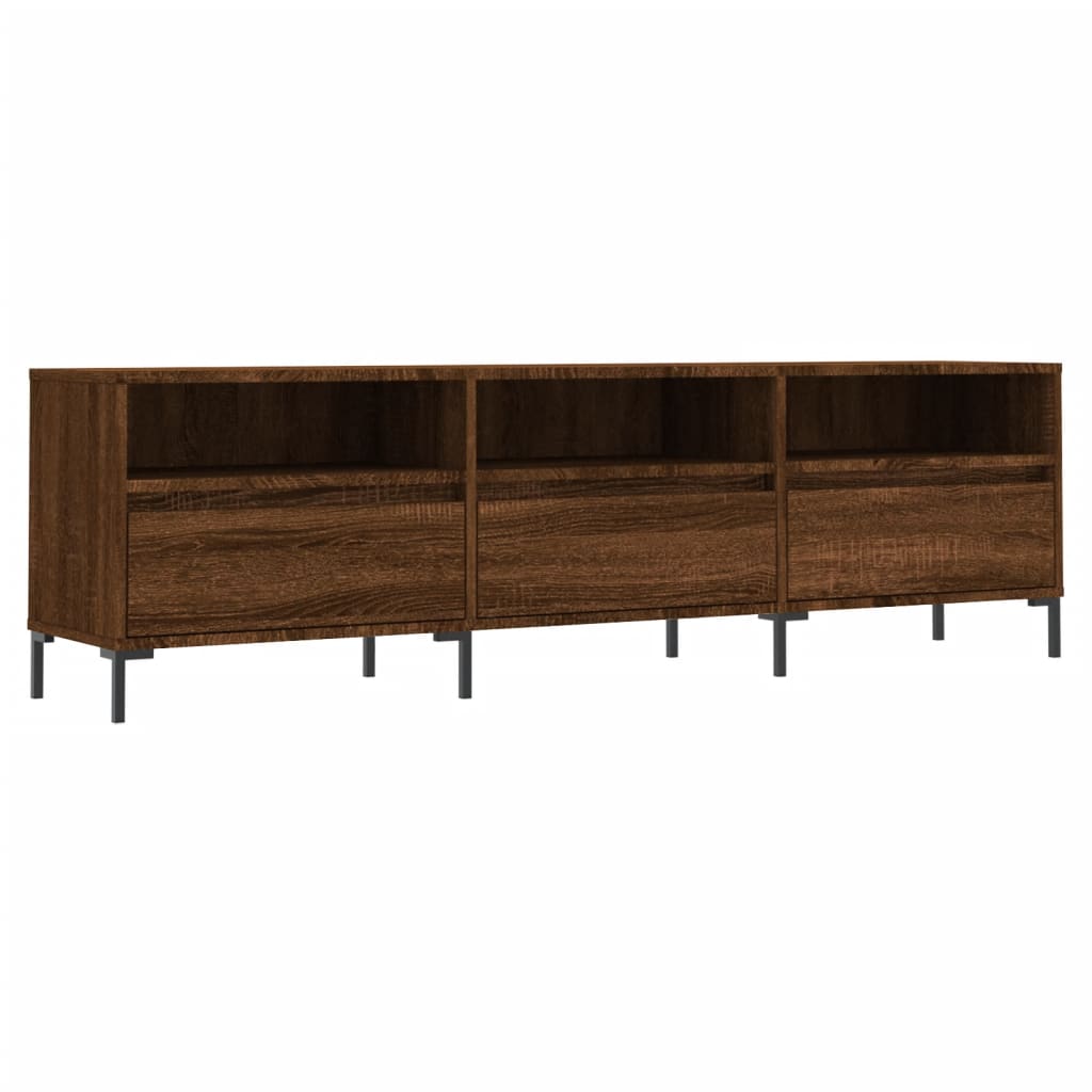 TV Cabinet Brown Oak 150x30x44.5 cm Engineered Wood