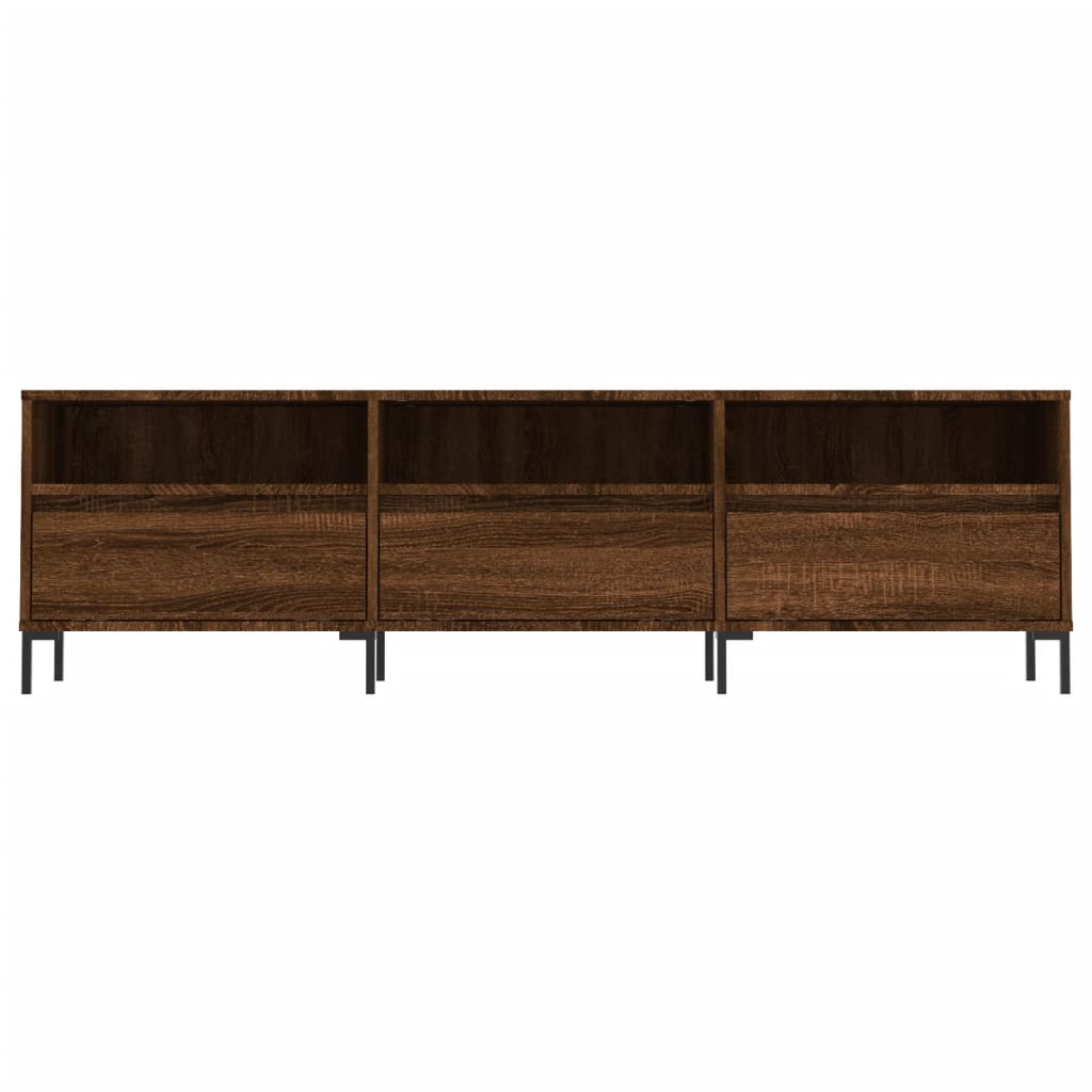 TV Cabinet Brown Oak 150x30x44.5 cm Engineered Wood