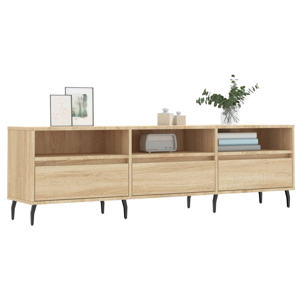 TV Cabinet Sonoma Oak 150x30x44.5 cm Engineered Wood