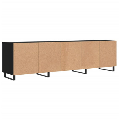 TV Cabinet Black 150x30x44.5 cm Engineered Wood