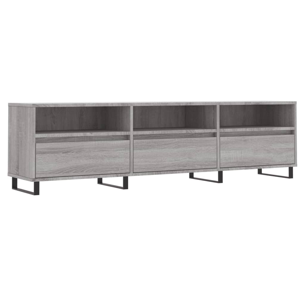 TV Cabinet Grey Sonoma 150x30x44.5 cm Engineered Wood