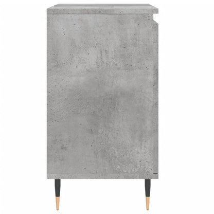 Bathroom Cabinet Concrete Grey 58x33x60 cm Engineered Wood