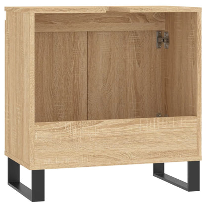 Bathroom Cabinet Sonoma Oak 58x33x60 cm Engineered Wood