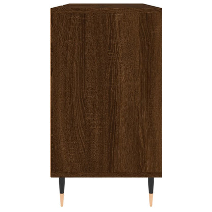 Bathroom Cabinet Brown Oak 80x33x60 cm Engineered Wood