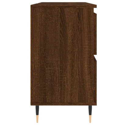 Bathroom Cabinet Brown Oak 80x33x60 cm Engineered Wood