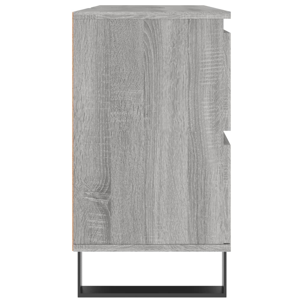 Bathroom Cabinet Grey Sonoma 80x33x60 cm Engineered Wood