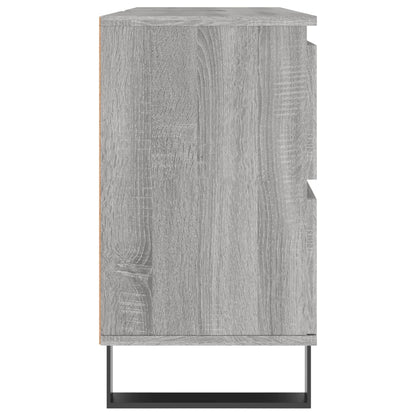 Bathroom Cabinet Grey Sonoma 80x33x60 cm Engineered Wood