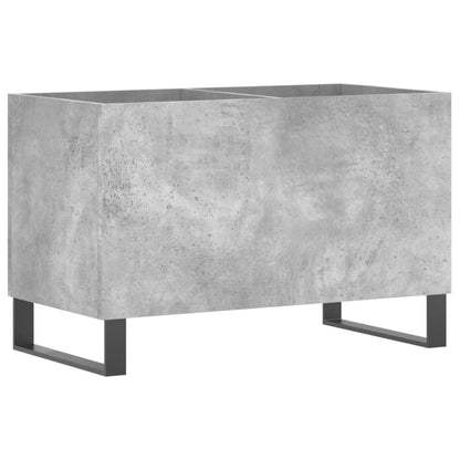 Record Cabinet Concrete Grey 74.5x38x48 cm Engineered Wood