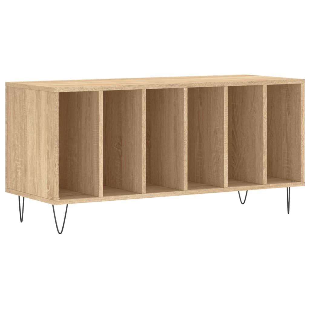 Record Cabinet Sonoma Oak 100x38x48 cm Engineered Wood