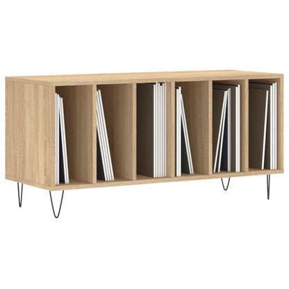 Record Cabinet Sonoma Oak 100x38x48 cm Engineered Wood